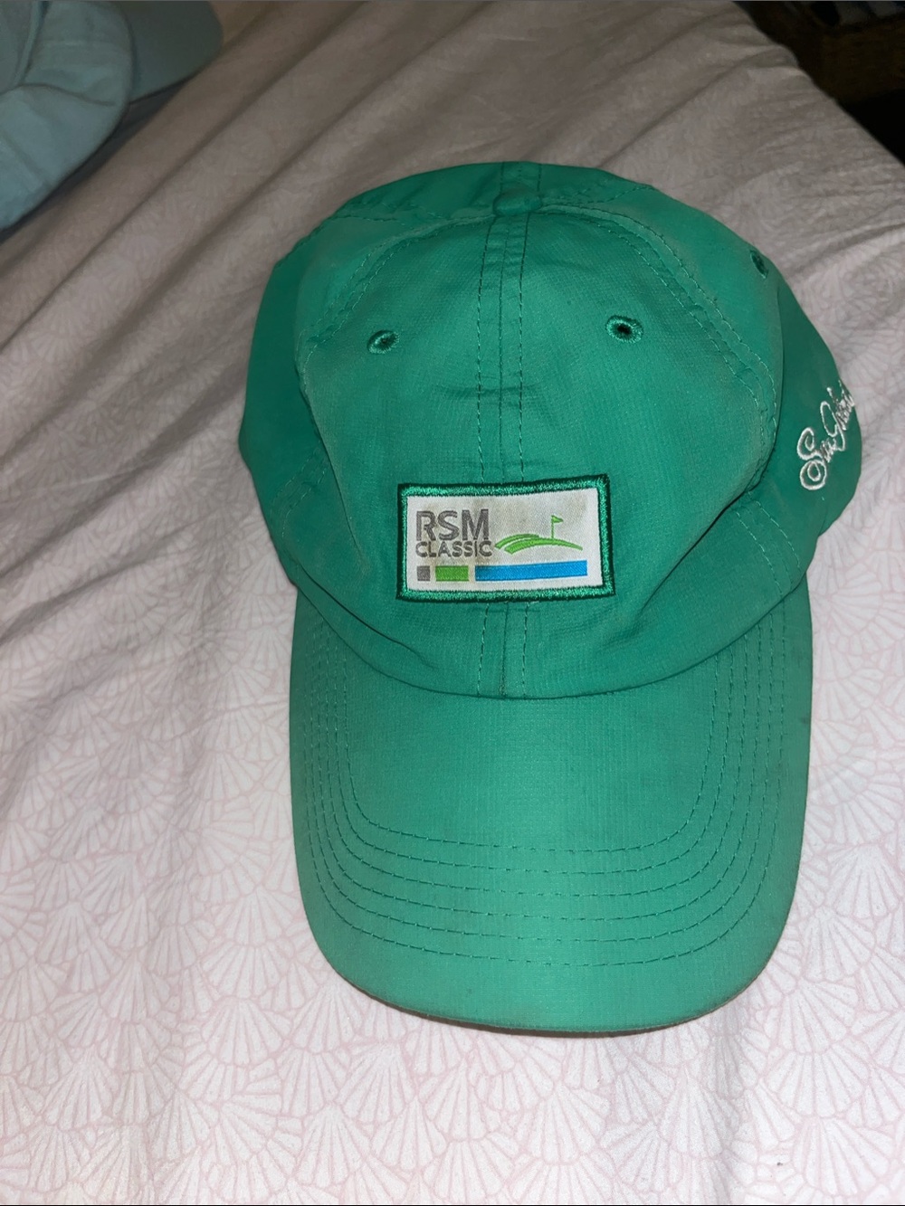 Vintage RSM Classic unisex Teal Green Golf Cap with Embroidered Patch